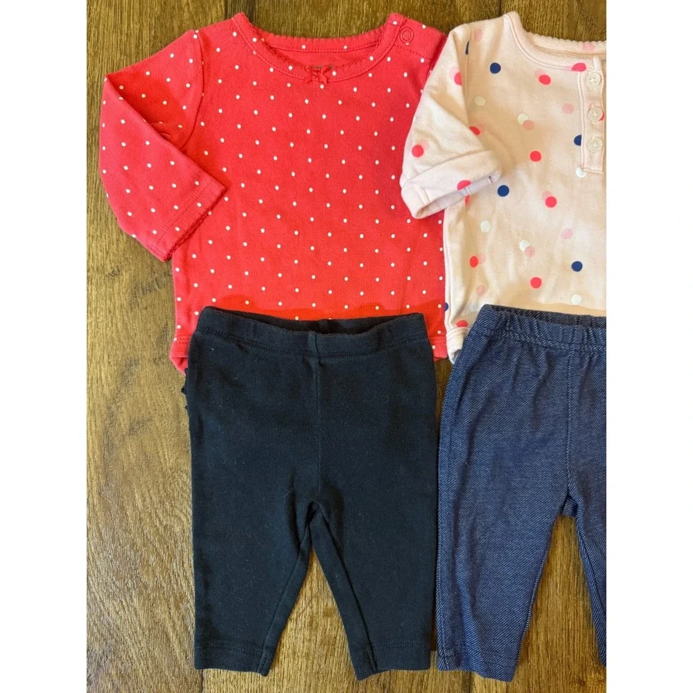 Baby‎ Girl 3 Months Outfits Pants Bodysuits Shirts Long Sleeve Clothes Lot Dog